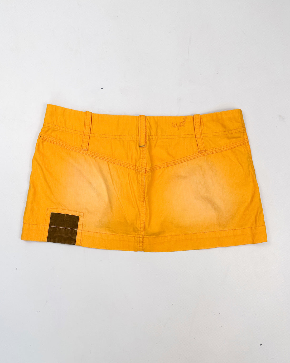 Diesel Yellow 2-Pocket Mini Skirt 2000's