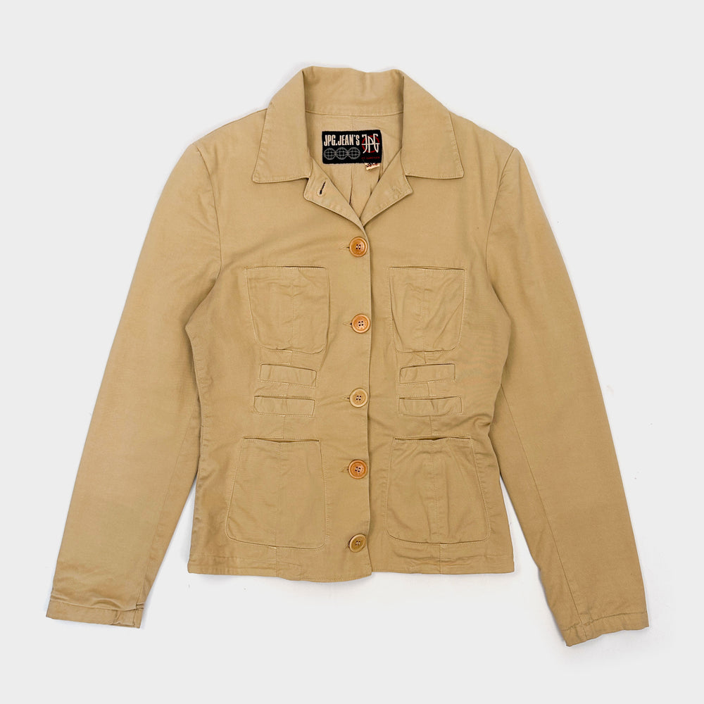 Jean Paul Gaultier Beige Utility Jacket 2000's