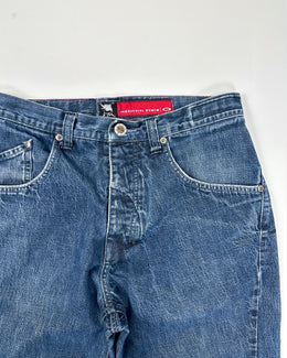 Oakley Red Core Industrial Denim Pants 2000's