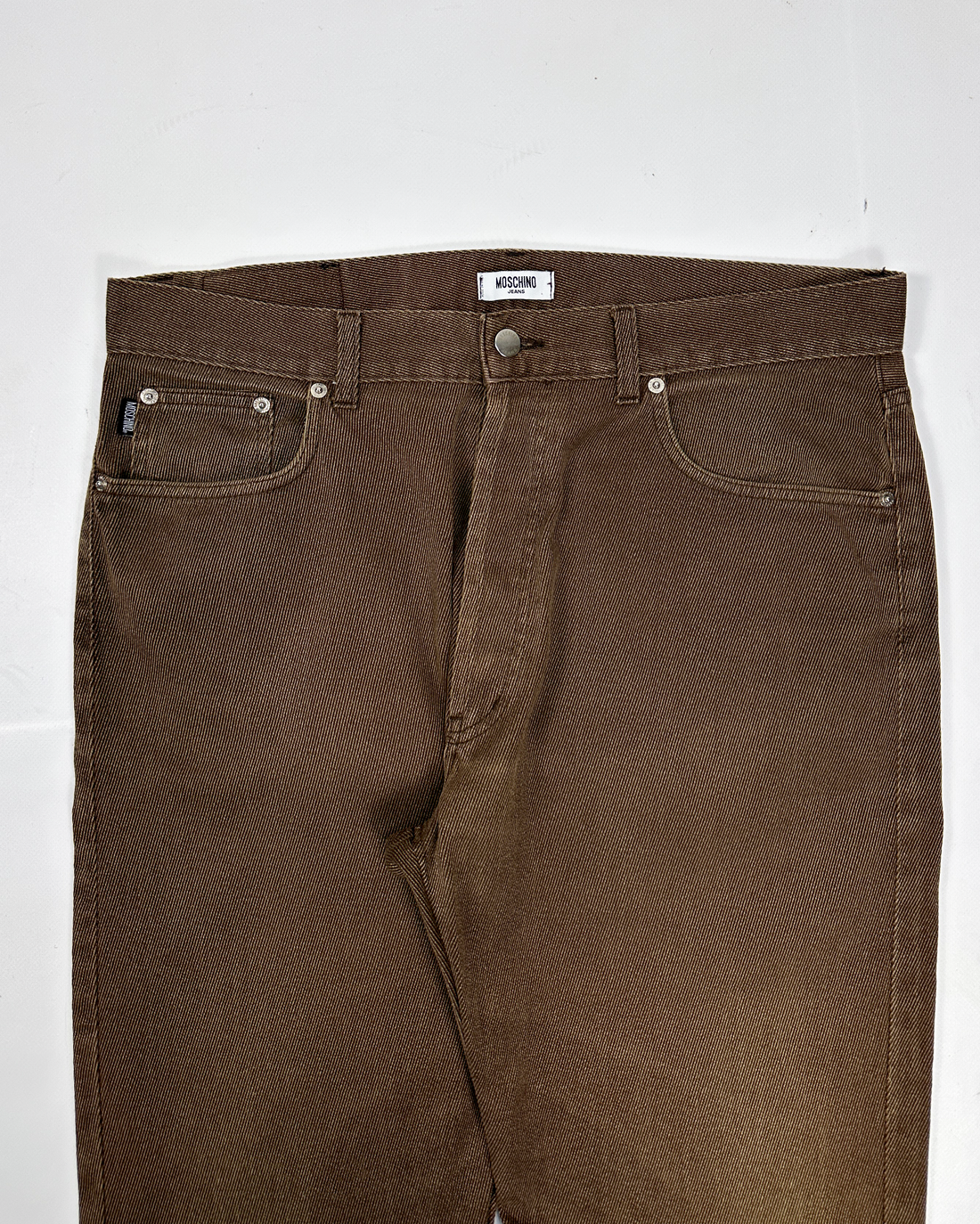 Moschino Jeans Brown Cotton Pants 1990's