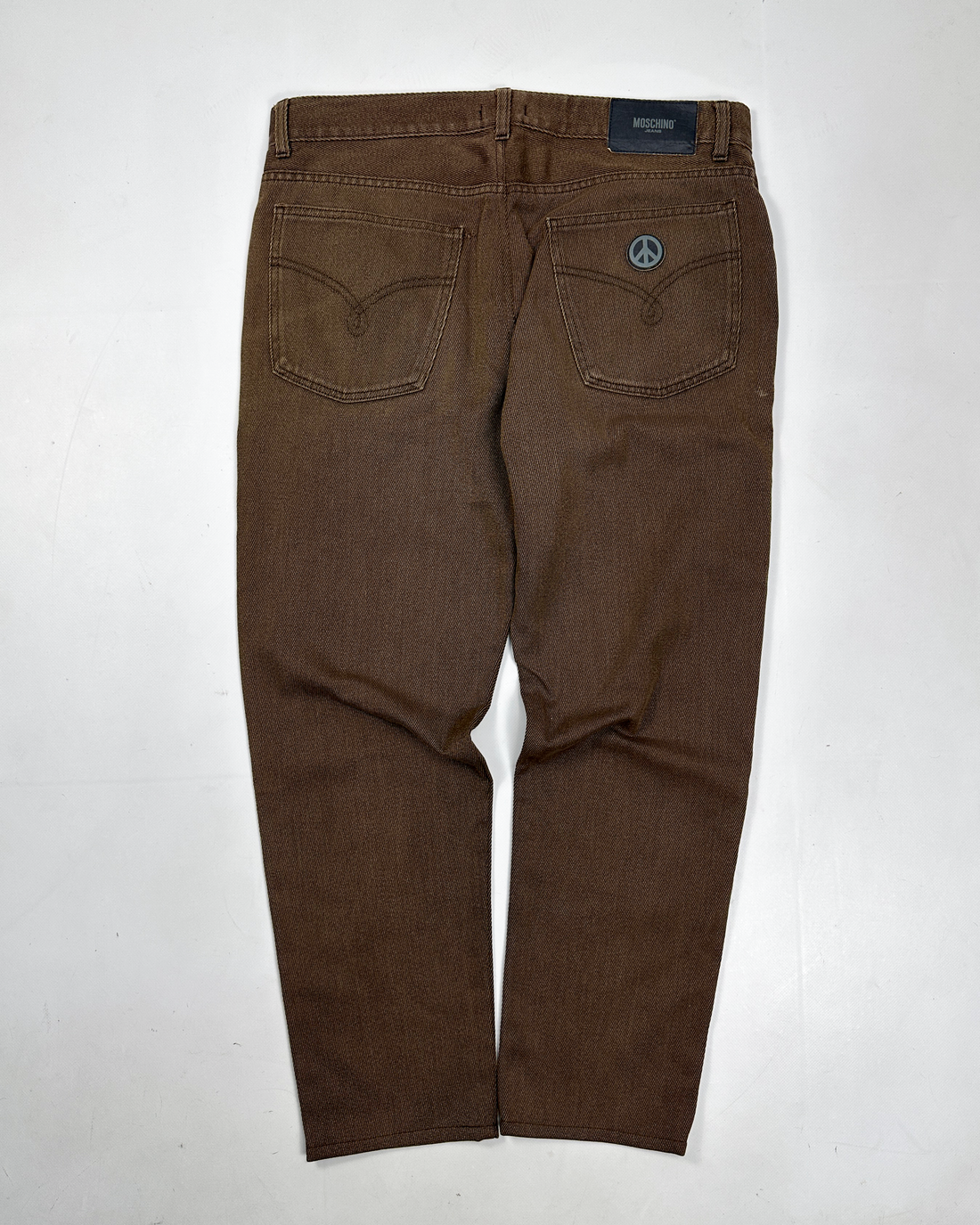 Moschino Jeans Brown Cotton Pants 1990's