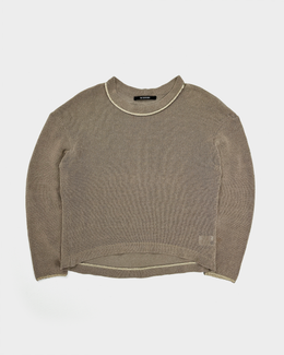 Uli Schneider Beige Mesh Heavyweight Knit 2000's