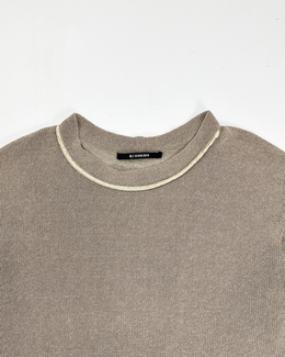 Uli Schneider Beige Mesh Heavyweight Knit 2000's