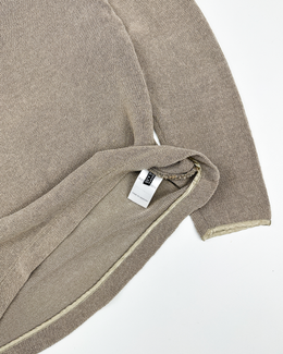 Uli Schneider Beige Mesh Heavyweight Knit 2000's