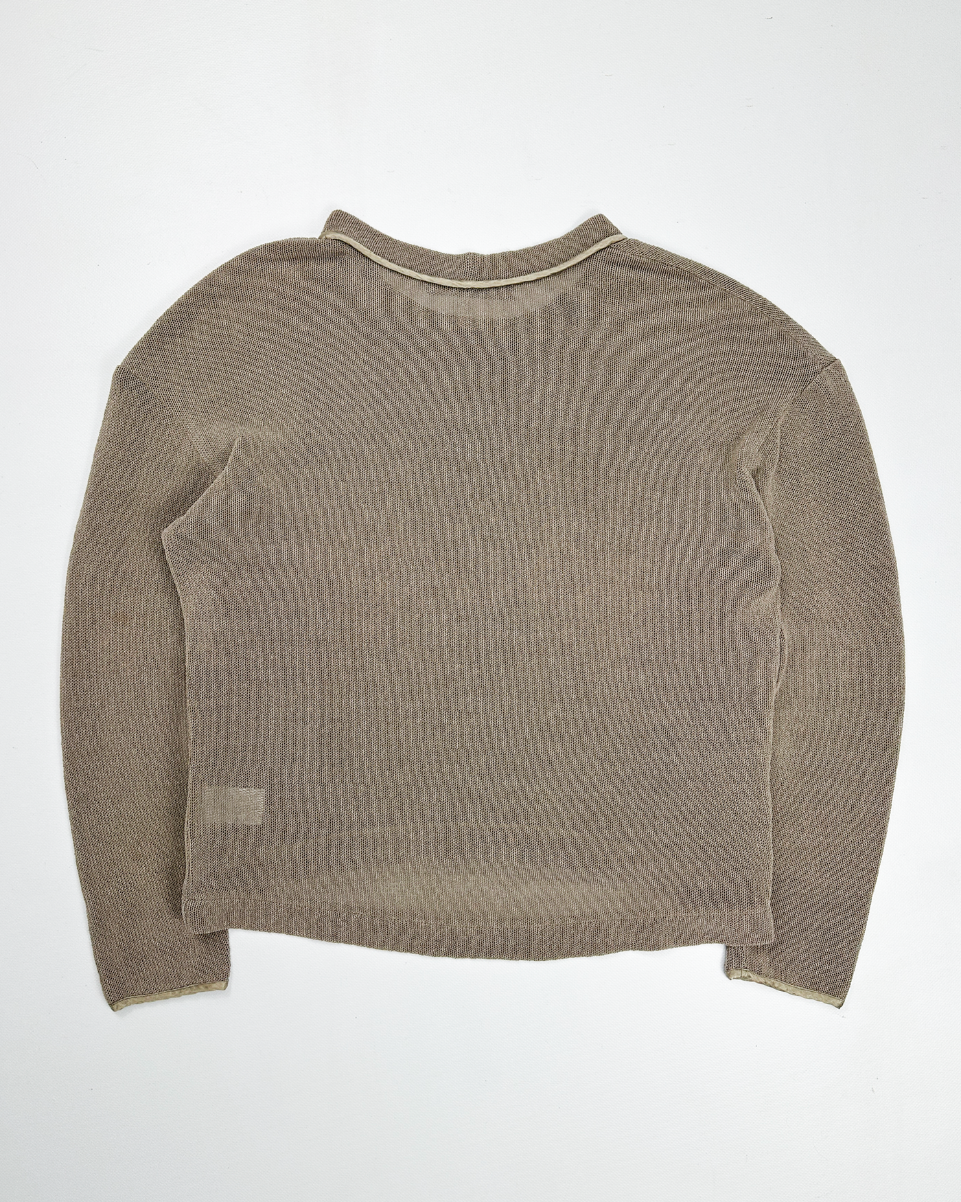 Uli Schneider Beige Mesh Heavyweight Knit 2000's