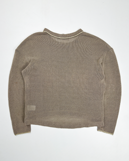 Uli Schneider Beige Mesh Heavyweight Knit 2000's