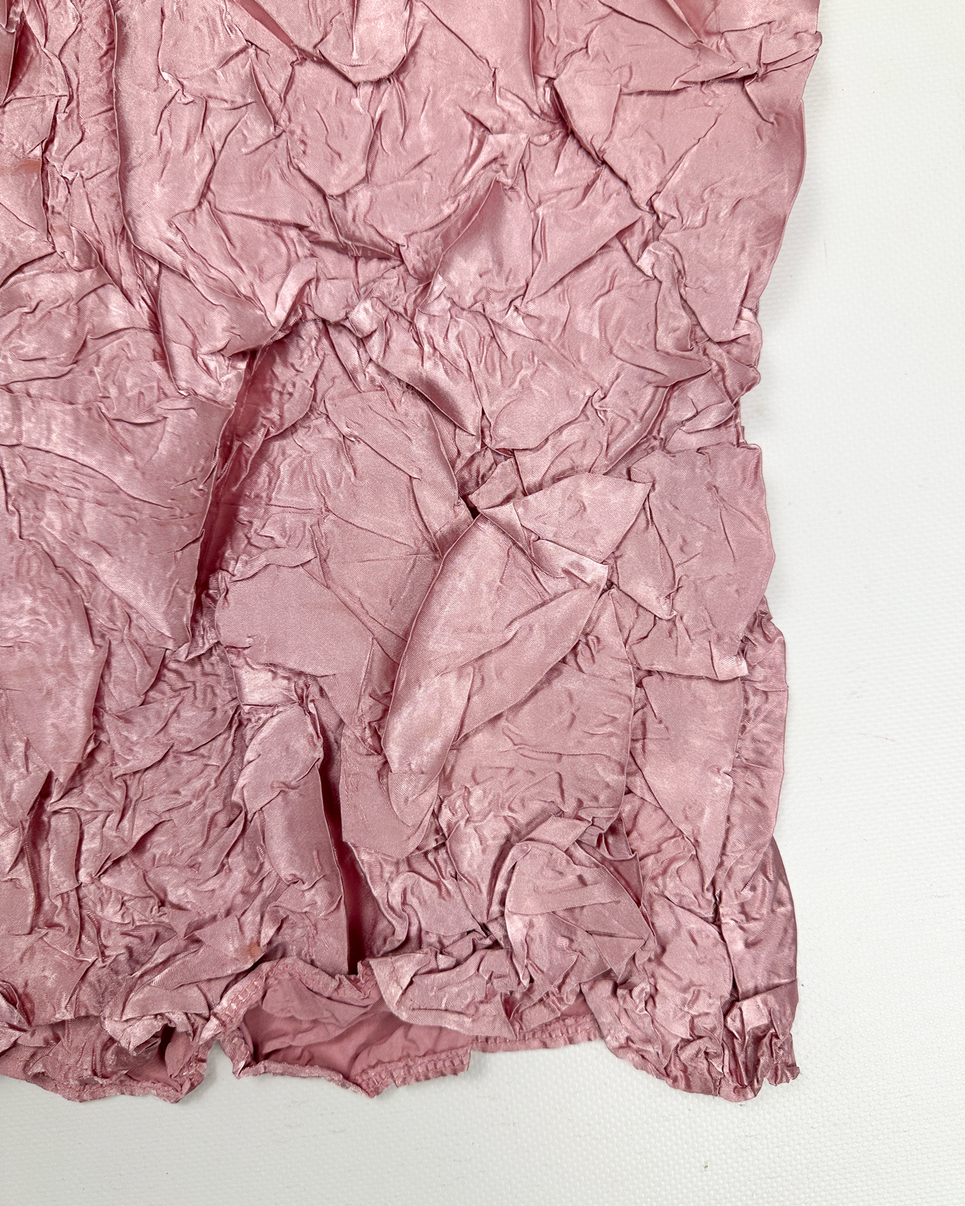 Julie Guerlande Pink Pleated Top 2000's