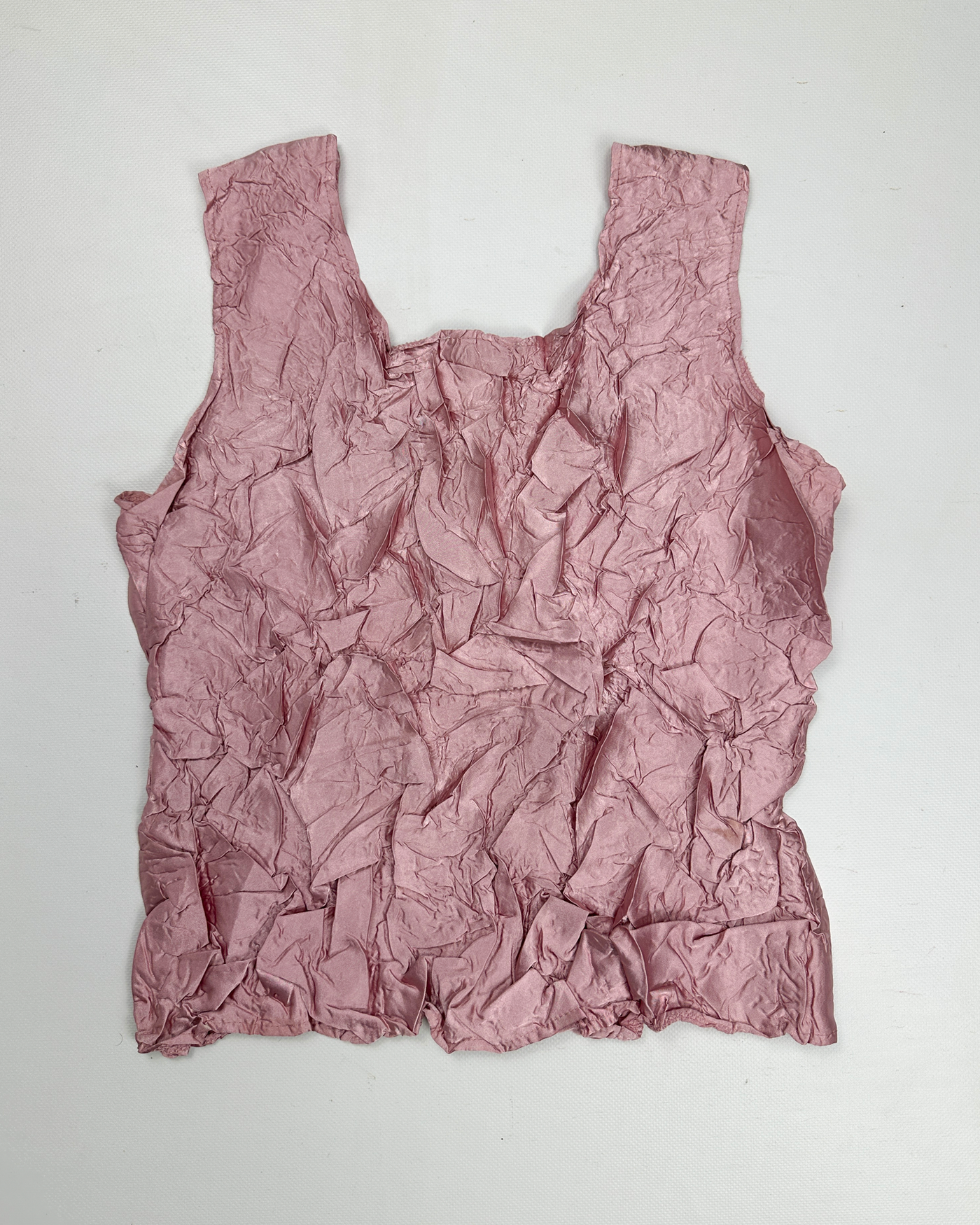 Julie Guerlande Pink Pleated Top 2000's