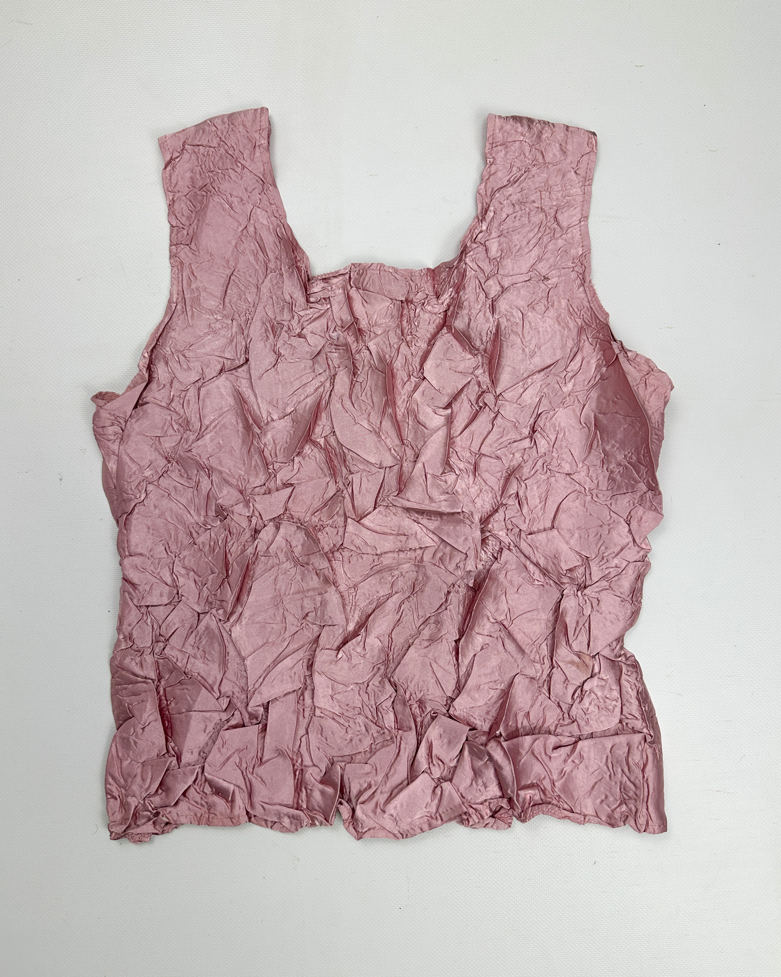 Julie Guerlande Pink Pleated Top 2000's