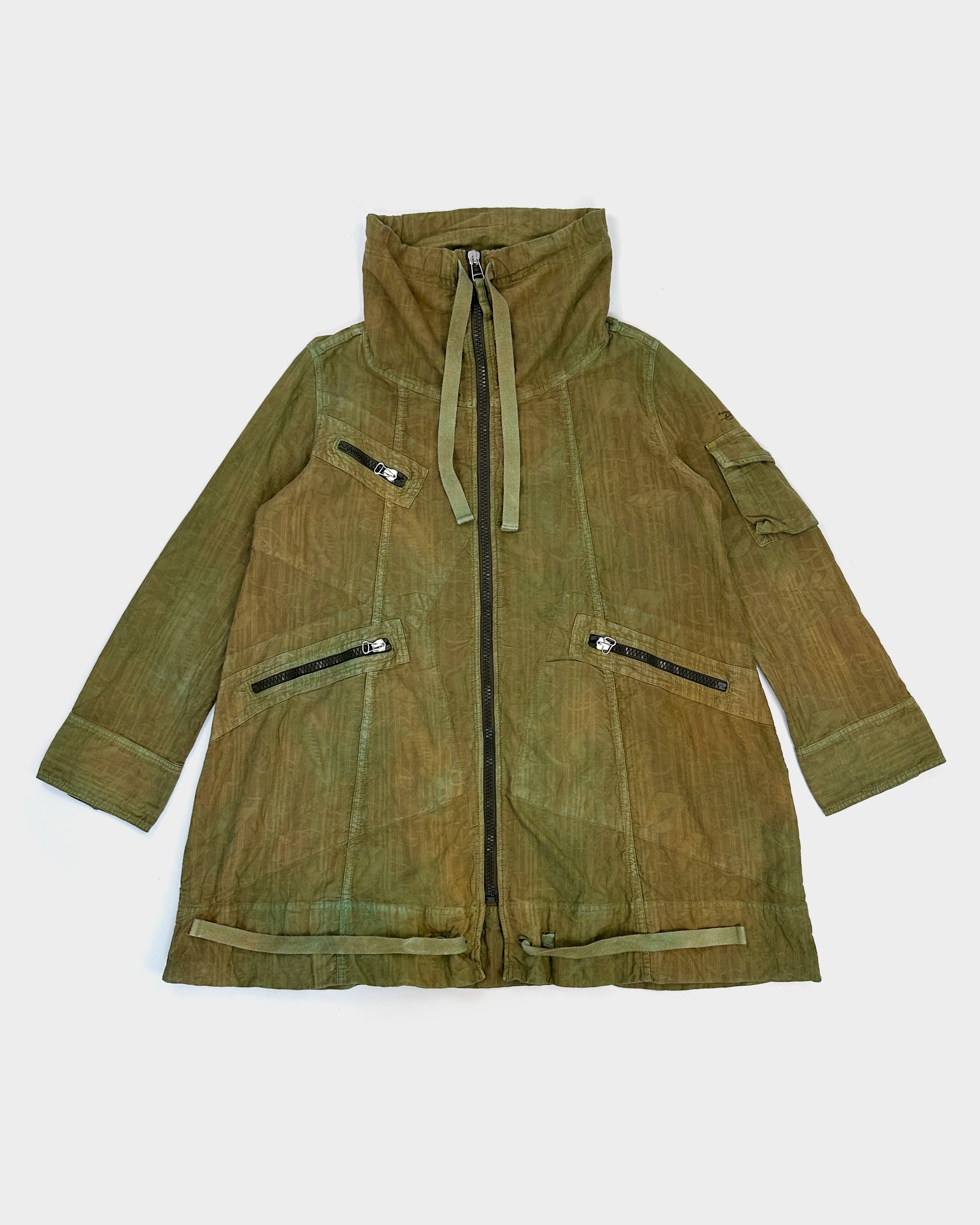 Diesel olive green jacket best sale