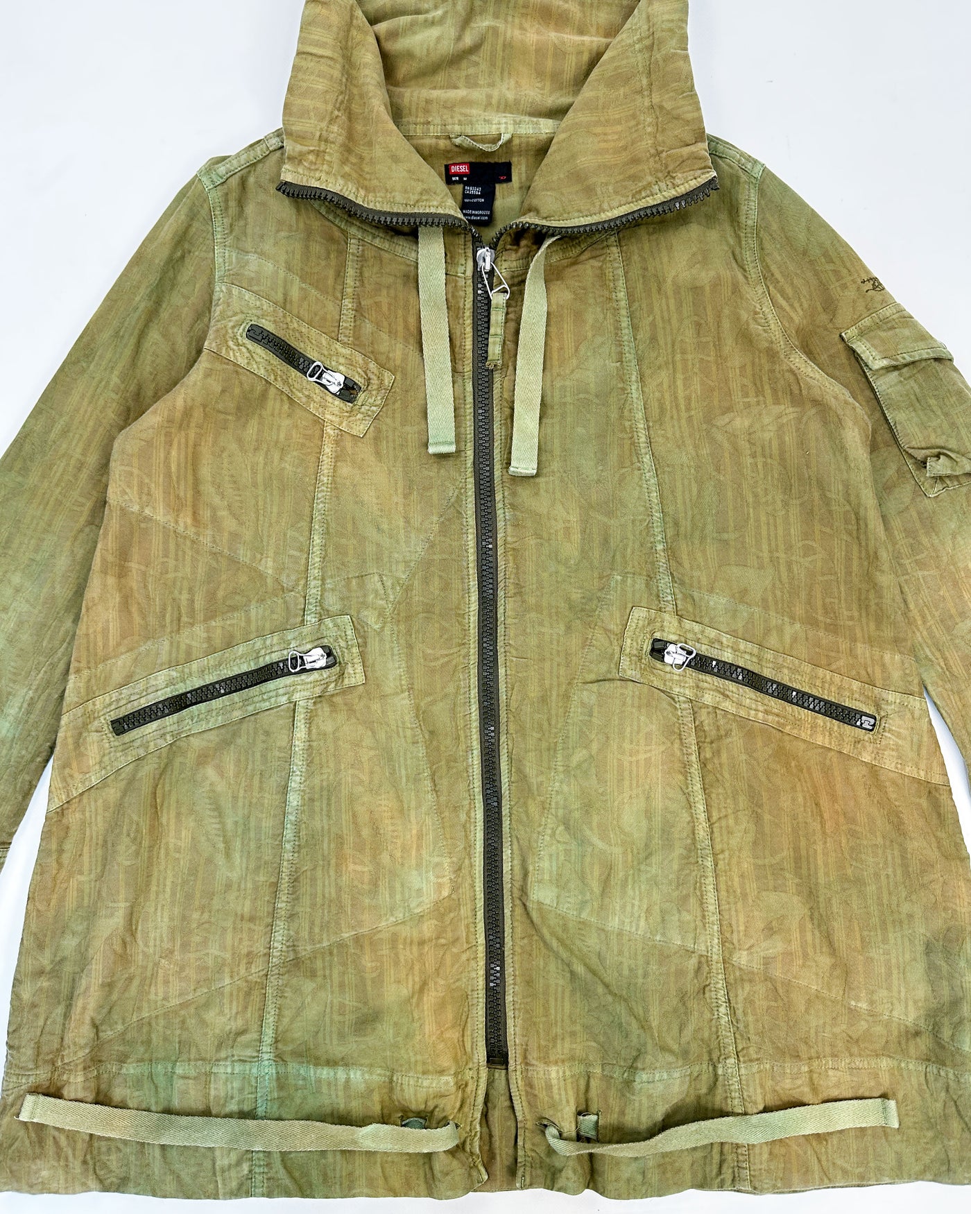 Diesel Utility Olive Green Light Jacket 2000's