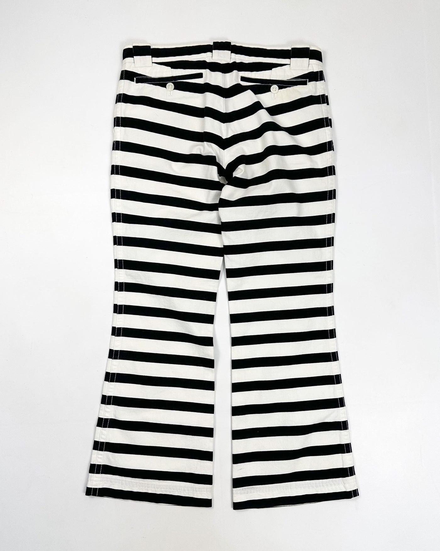 Comme des Garçons Tricot Black and White Stripes Pants 2002