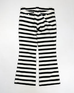 Comme des Garçons Tricot Black and White Stripes Pants 2002