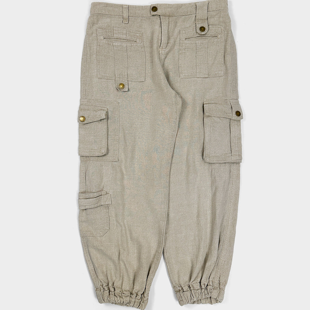 Dolce & Gabbana Hemp Jogger 3/4 Pants 1990's