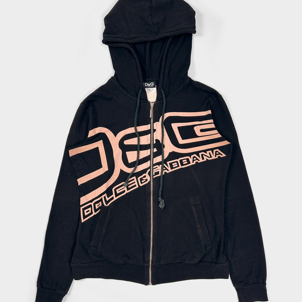 Dolce & Gabbana Logo Mini Zip Hoodie 2004