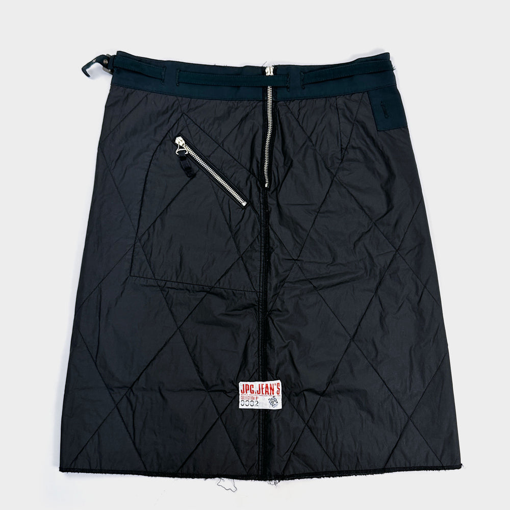 Jean Paul Gaultier Black Padded Skirt 2000's