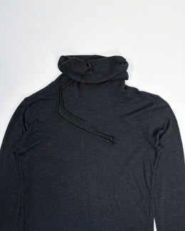 Isabel Benenato Grey Long Sleeve Slim Top 2000's