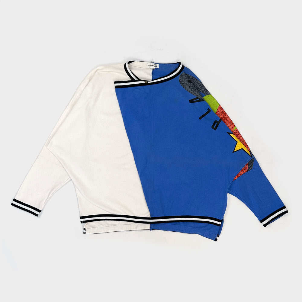 Kansai Yamamoto O2 2-in-1 Kimono Style Sweatshirt 1986