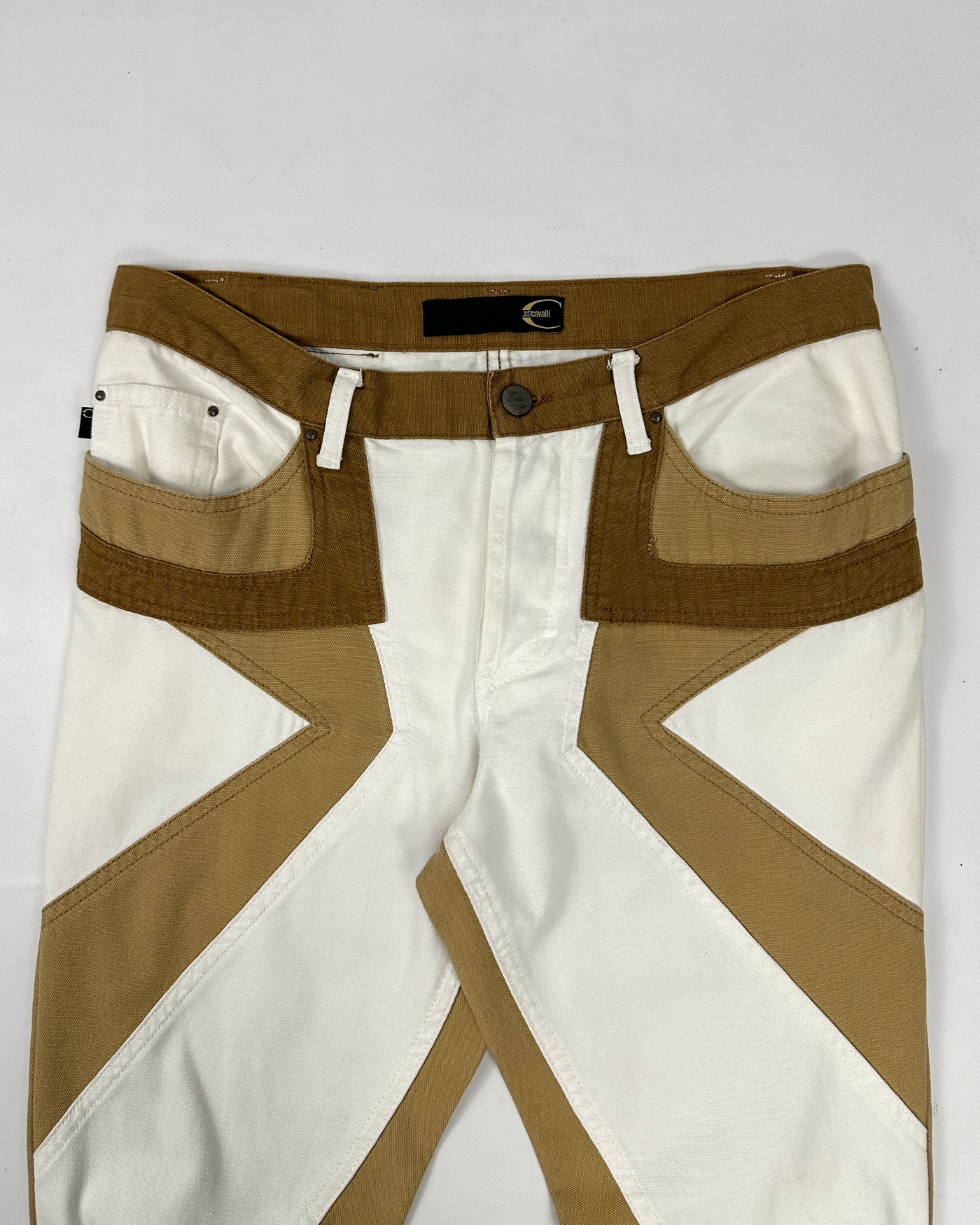Roberto Cavalli 3-Tone Brown Pants 2000's