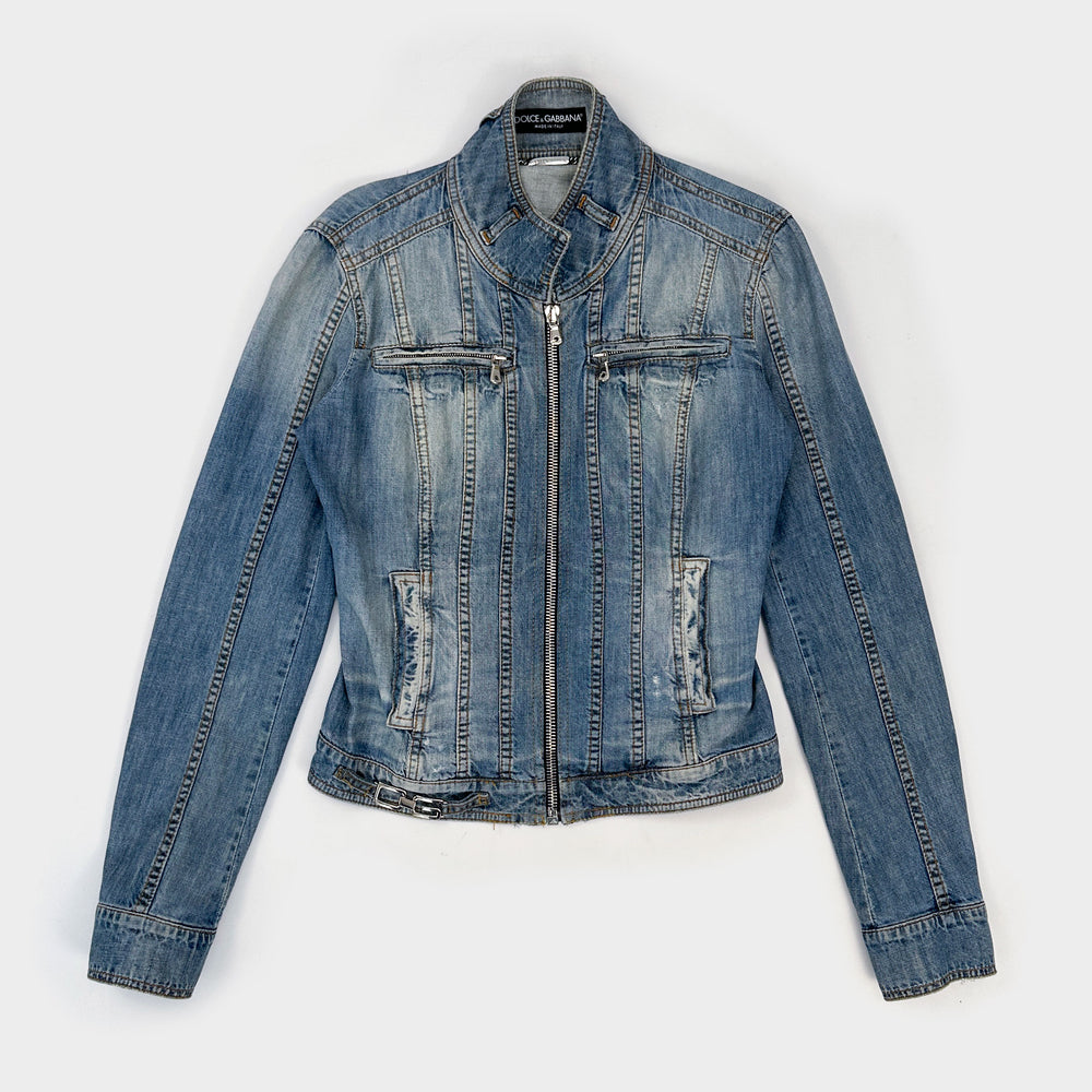 Dolce & Gabbana Panelled Denim Jacket 2000's