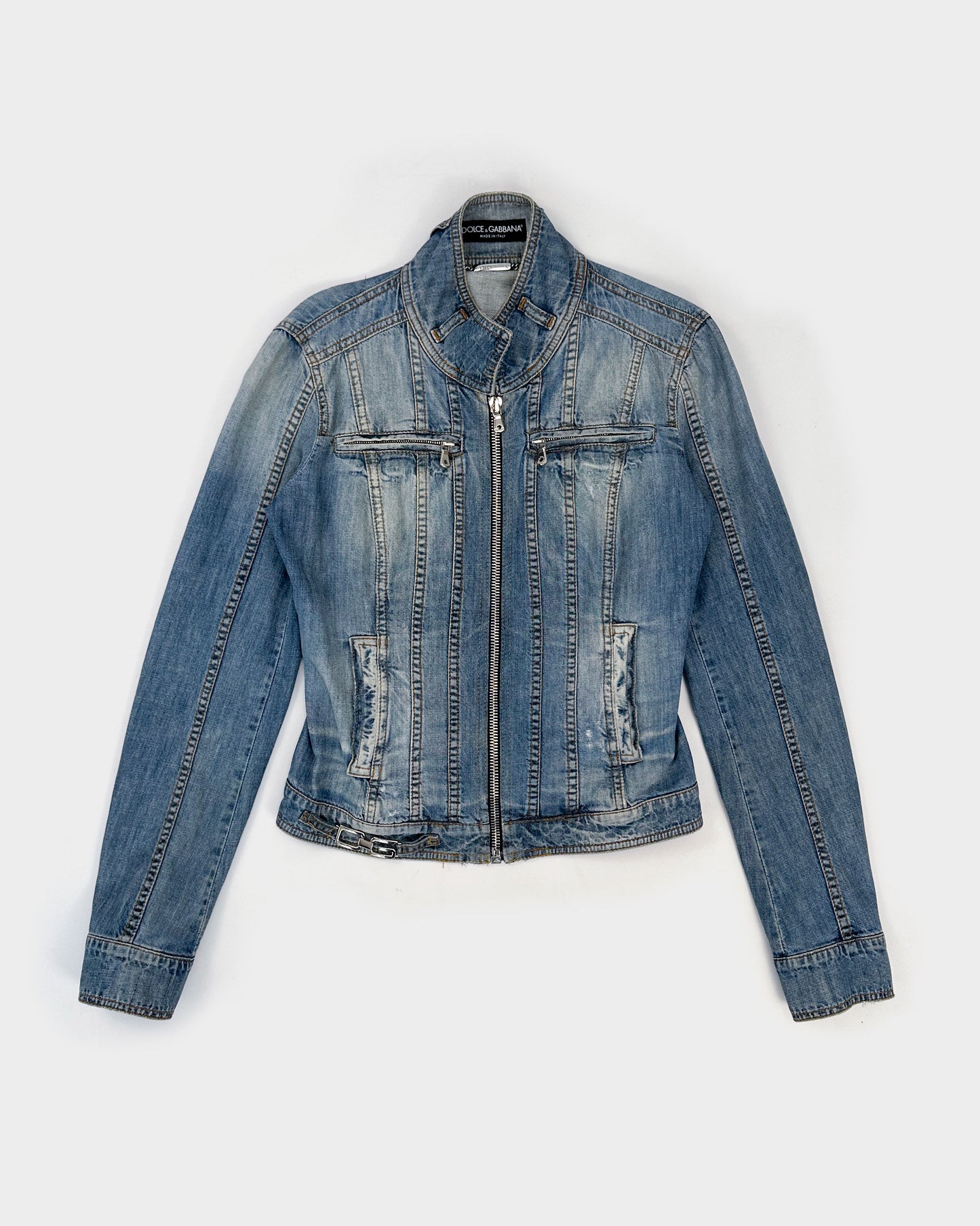 Dolce & Gabbana Panelled Denim Jacket 2000's