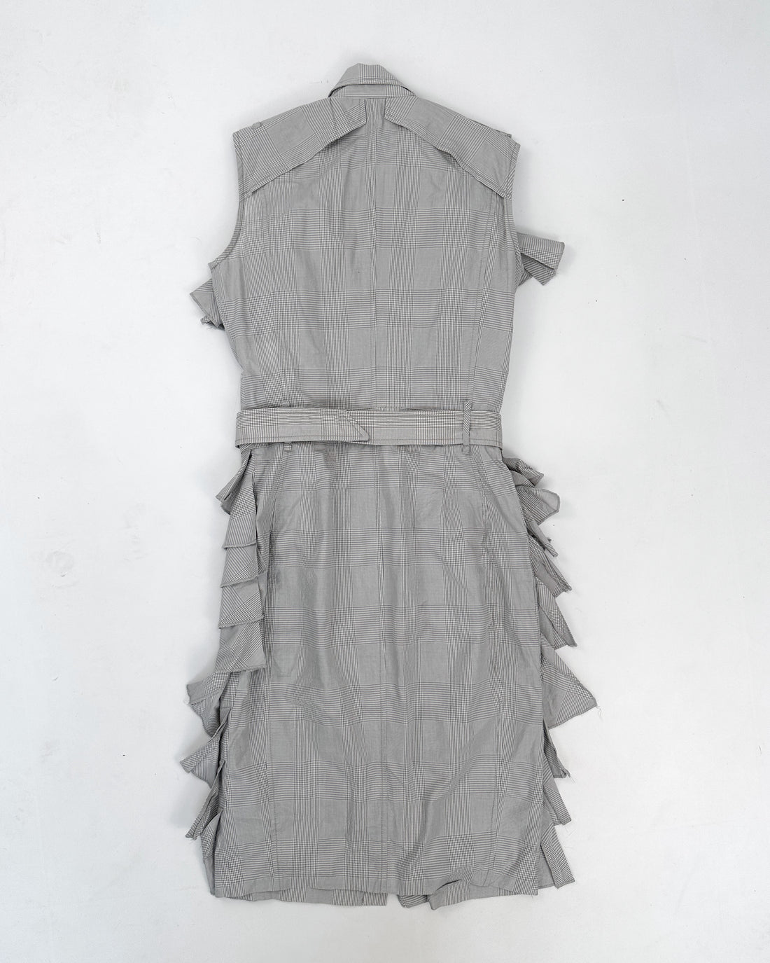Gaetano Navarra Frills Patterned Long Dress 2000's