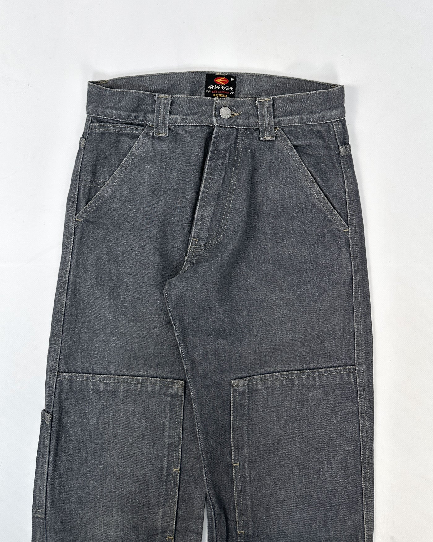Energie Dark Grey Carpenter Pants 1990's
