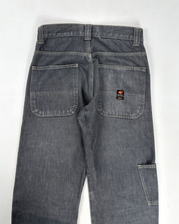 Energie Dark Grey Carpenter Pants 1990's