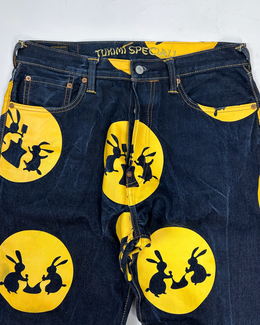 Evisu "Tukimi Special" Printed Denim Pants 2011