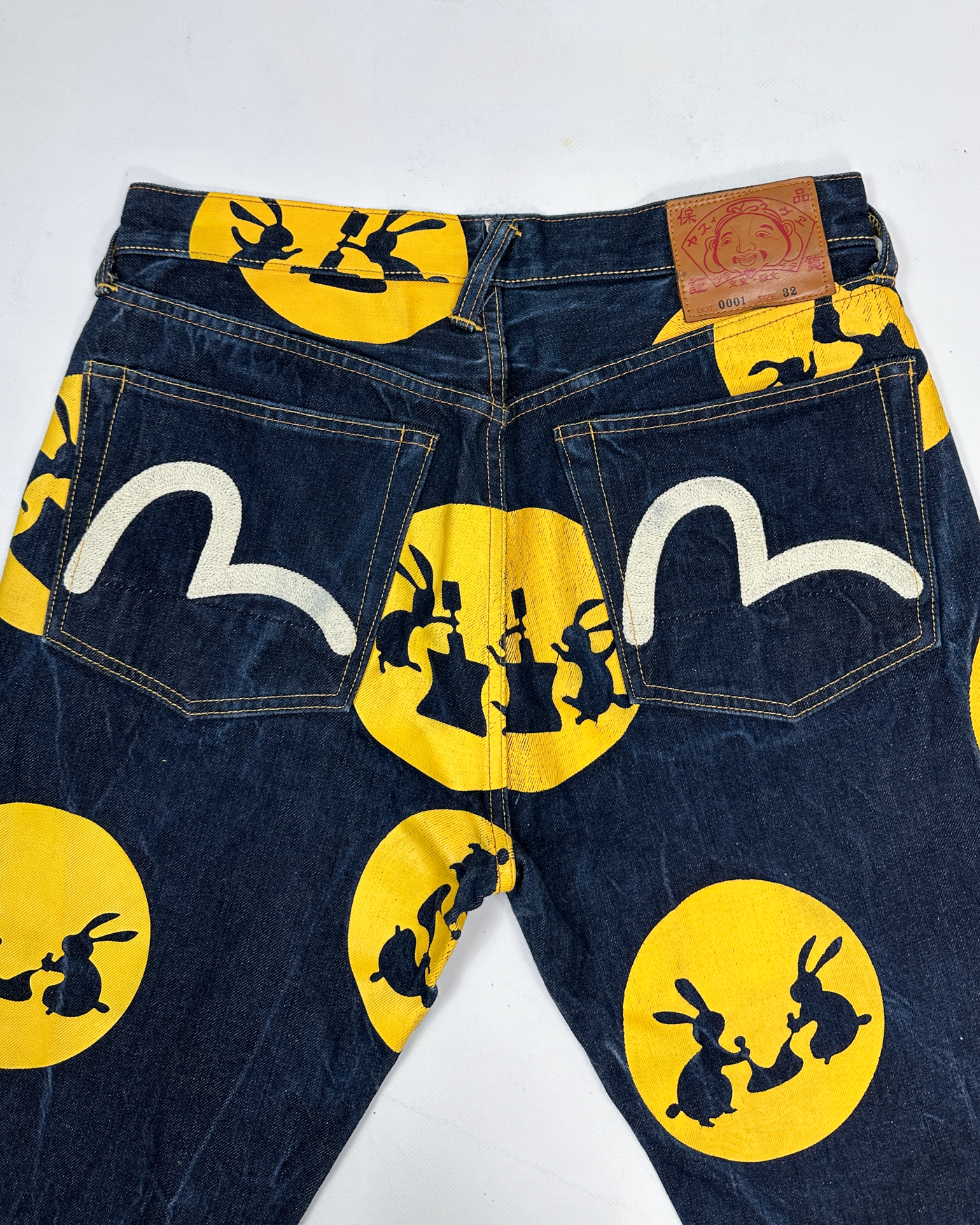 Evisu "Tukimi Special" Printed Denim Pants 2011