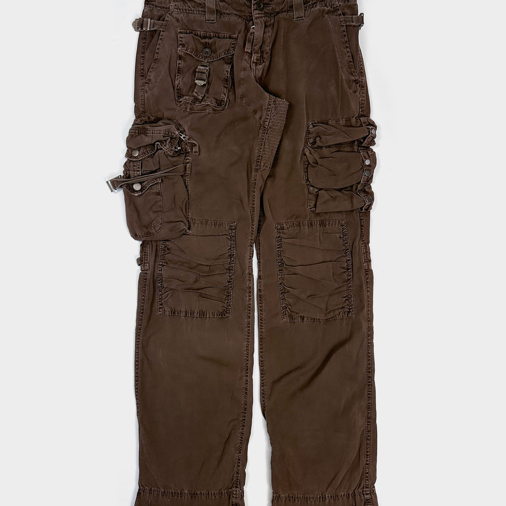 Ralph Lauren Brown 3D Cargo Pants 1990's