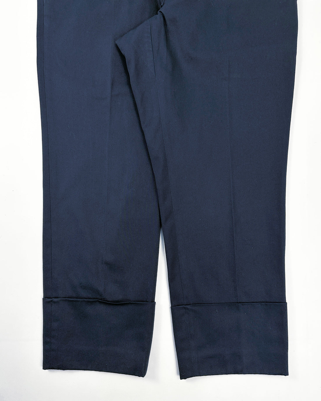 Comme Des Garçons Navy Blue Straight Suit Pants 2012