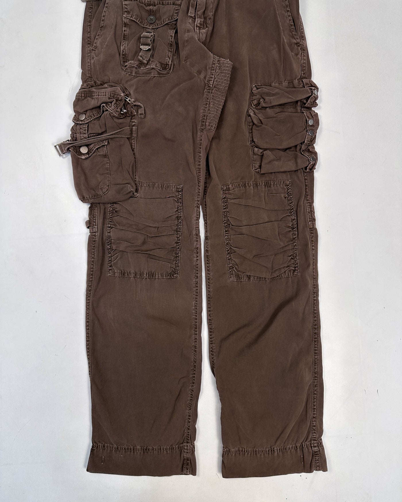 Ralph Lauren Brown 3D Cargo Pants 1990's