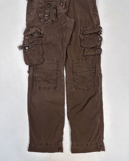 Ralph Lauren Brown 3D Cargo Pants 1990's