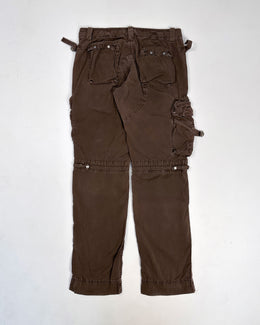 Ralph Lauren Brown 3D Cargo Pants 1990's