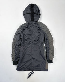 Diesel 2-Tone Grey Stuffed Long Jacket 2000's