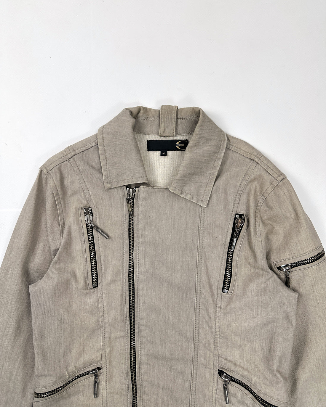 Roberto Cavalli 6-Zip Utility Jacket 2000's