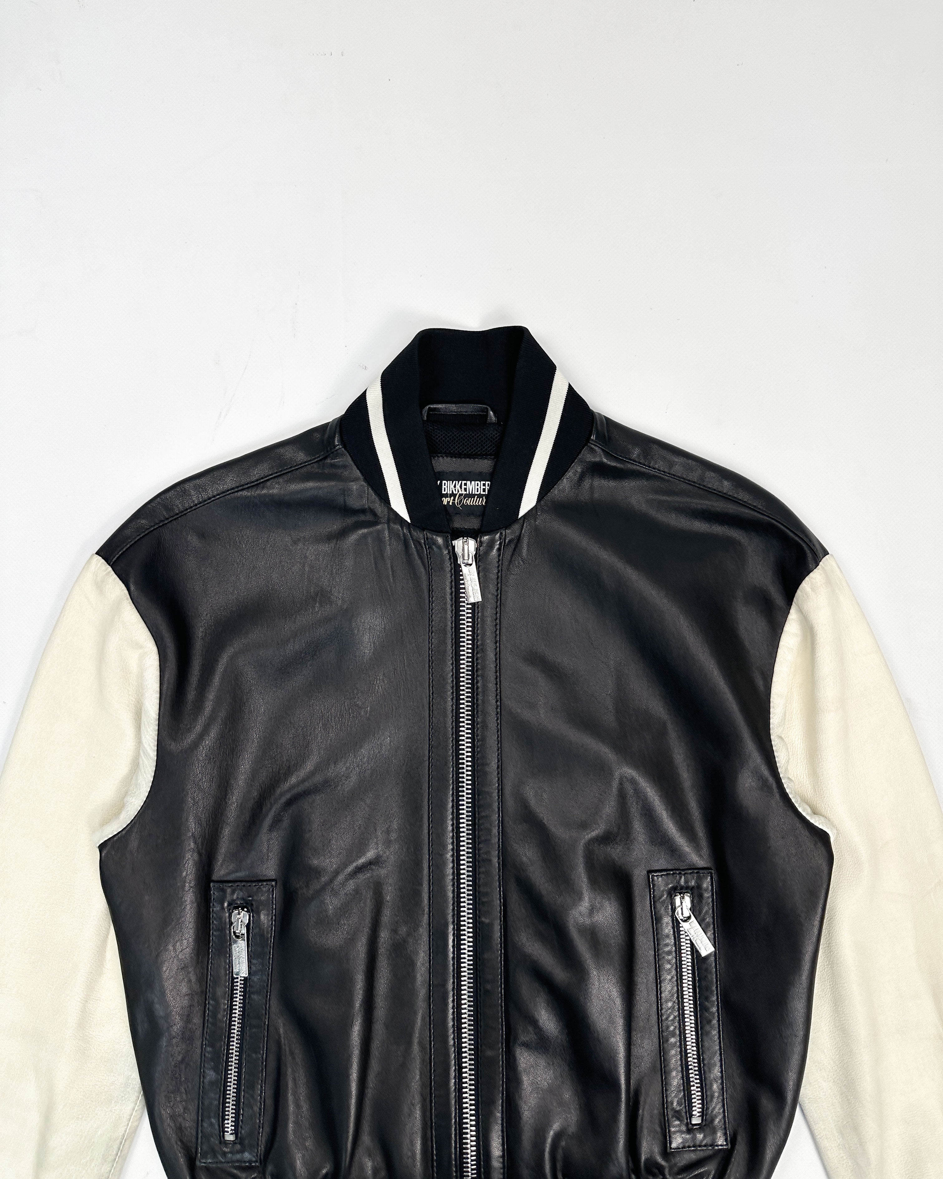 Dirk bikkembergs leather on sale jacket