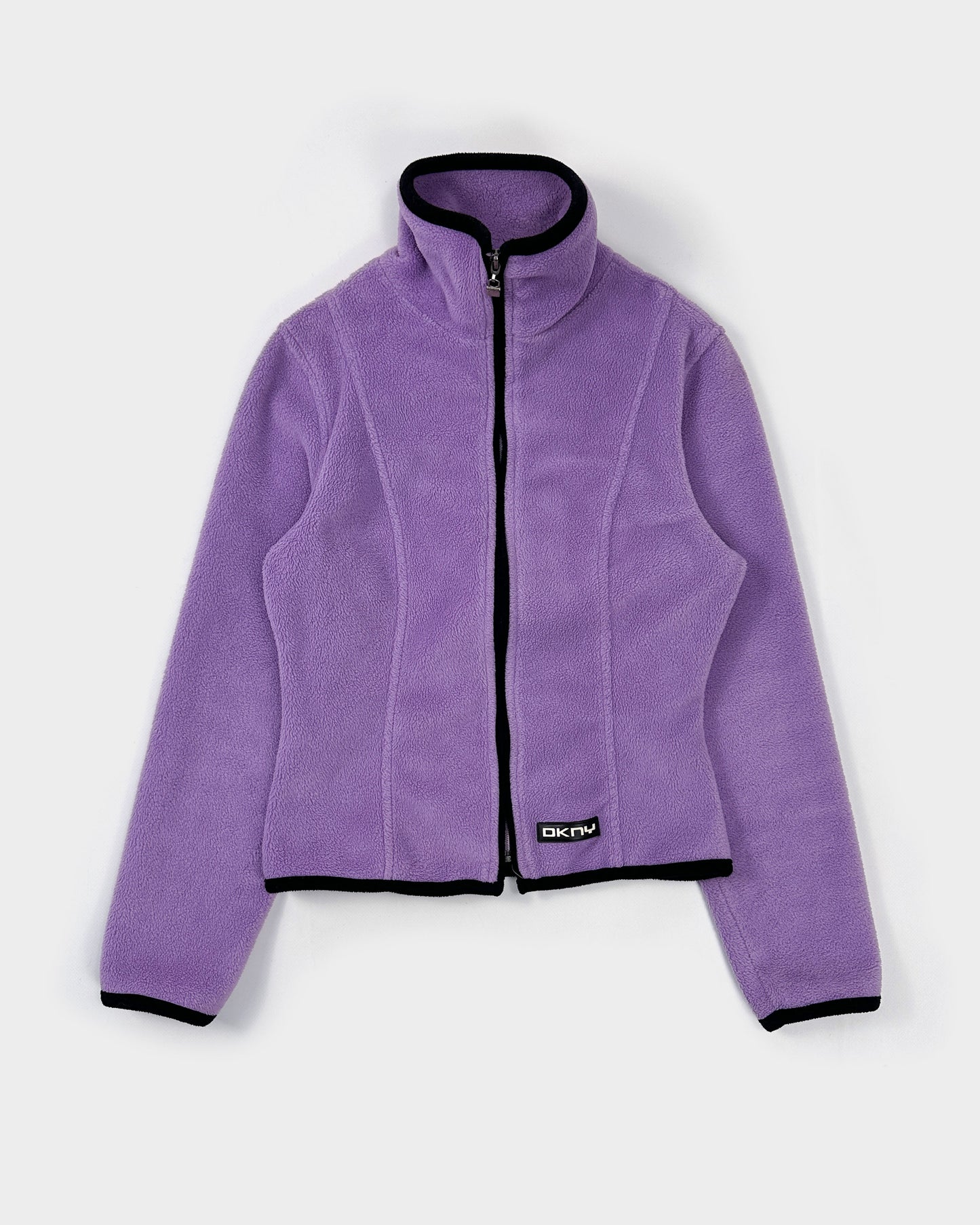 DKNY Cropped Purple Polar Fleece 1990's