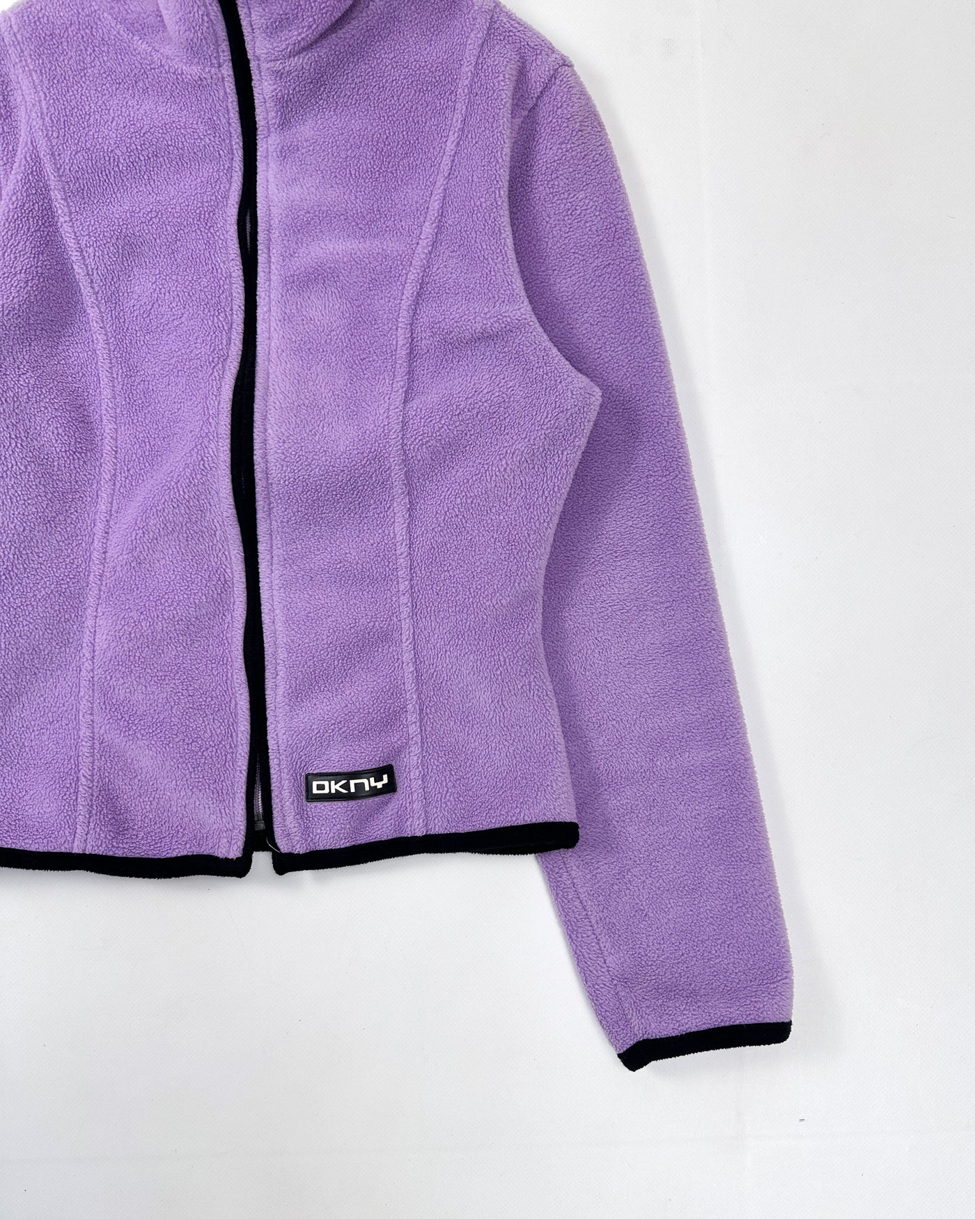 DKNY Cropped Purple Polar Fleece 1990's