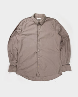 Alexander Mcqueen Brown Cotton Shirt S/S 2010