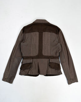 Roberto Cavalli 2-Texture Utility Jacket 1990's