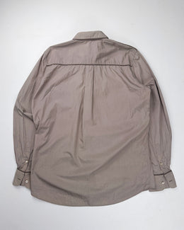 Alexander Mcqueen Brown Cotton Shirt S/S 2010