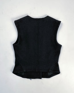 Isabel Benenato Wool Zipped Vest AW 2012