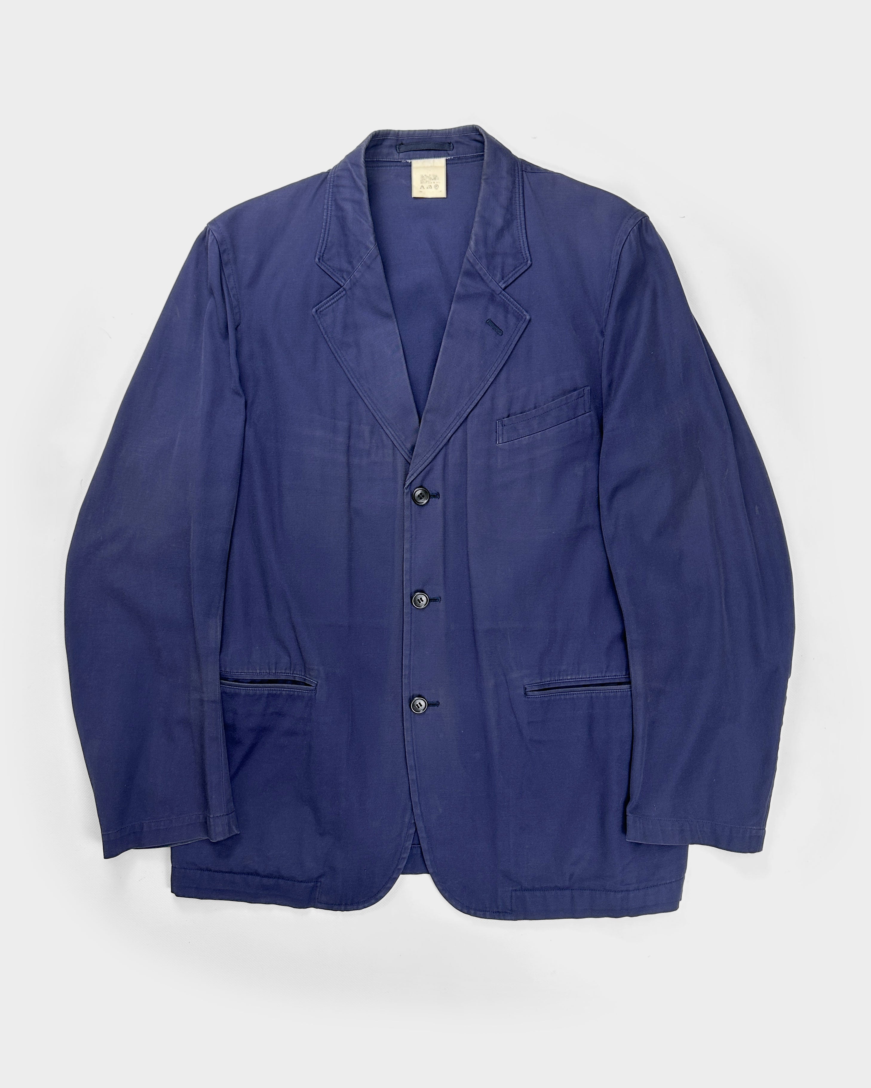 Comme Des Garçons Homme Plus Blue Cotton Jacket S/S 1997 – Vintage TTS