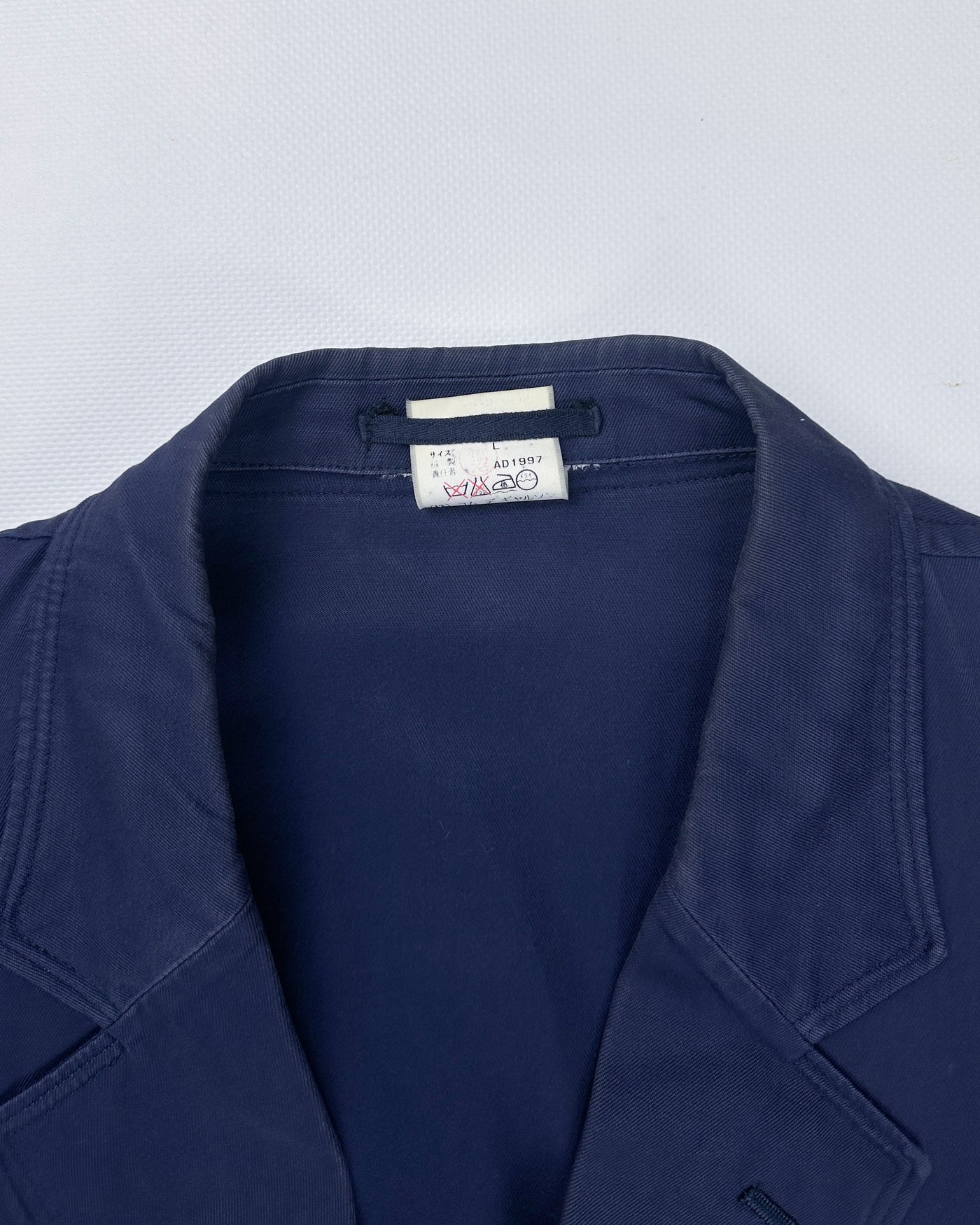 Comme Des Garçons Homme Plus Blue Cotton Jacket S/S 1997