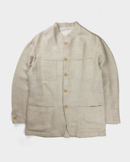 Piero Gazzarrini Linen + Viscose Jacket 1980's