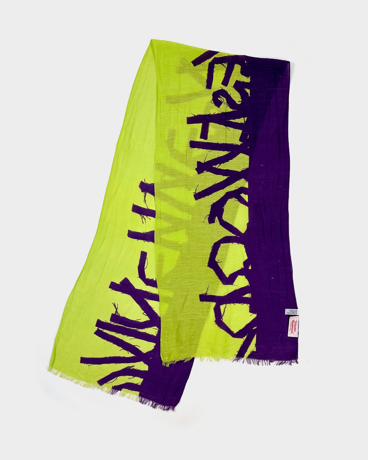 Vivienne Westwood Linen + Silk Scarf 2000's