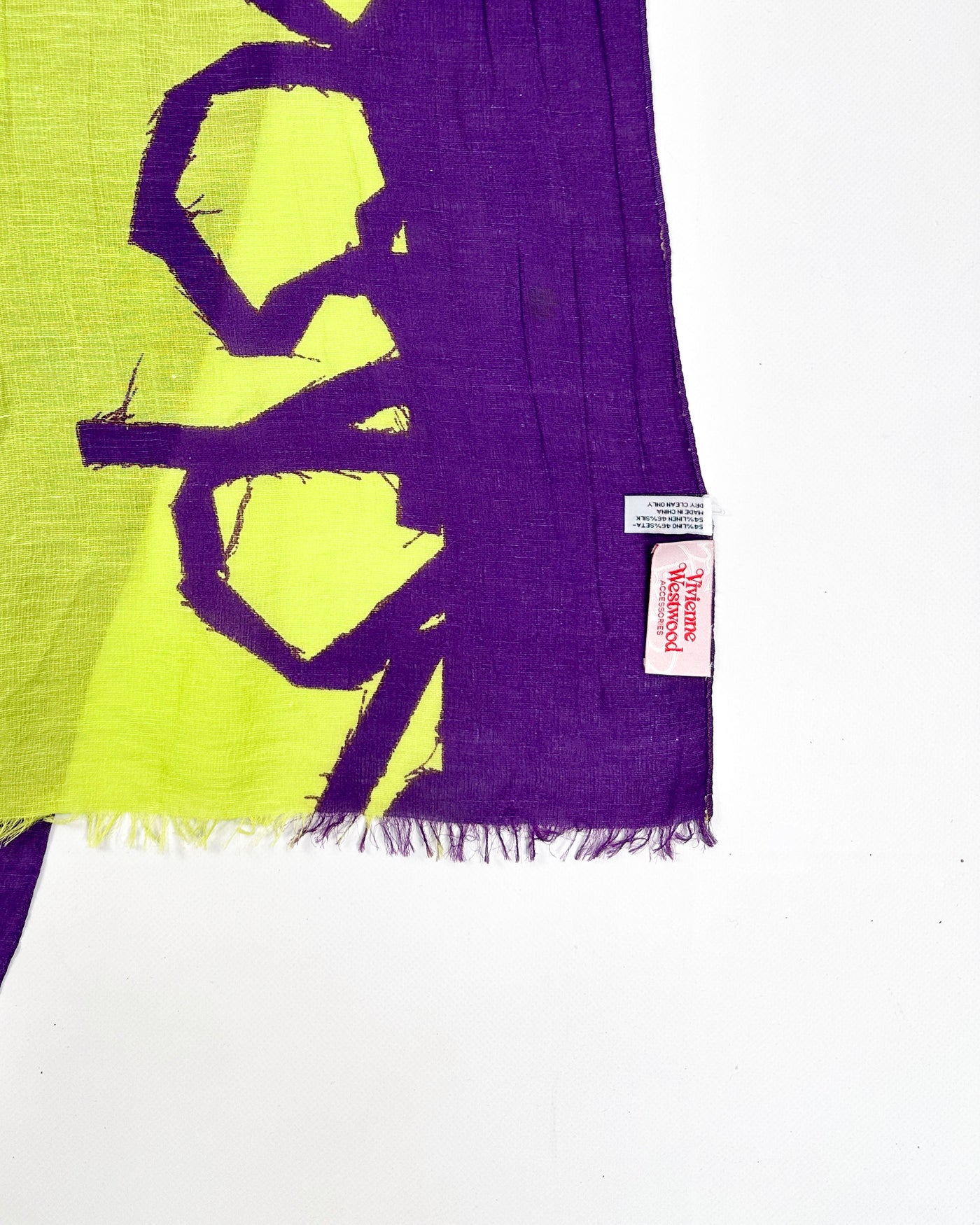 Vivienne Westwood Linen + Silk Scarf 2000's