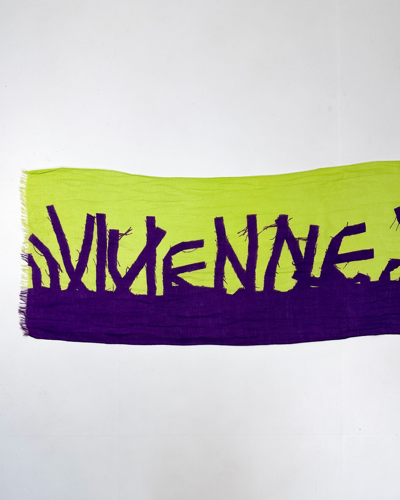 Vivienne Westwood Linen + Silk Scarf 2000's